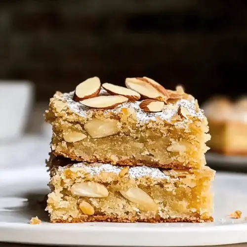Almond Croissant Blondies