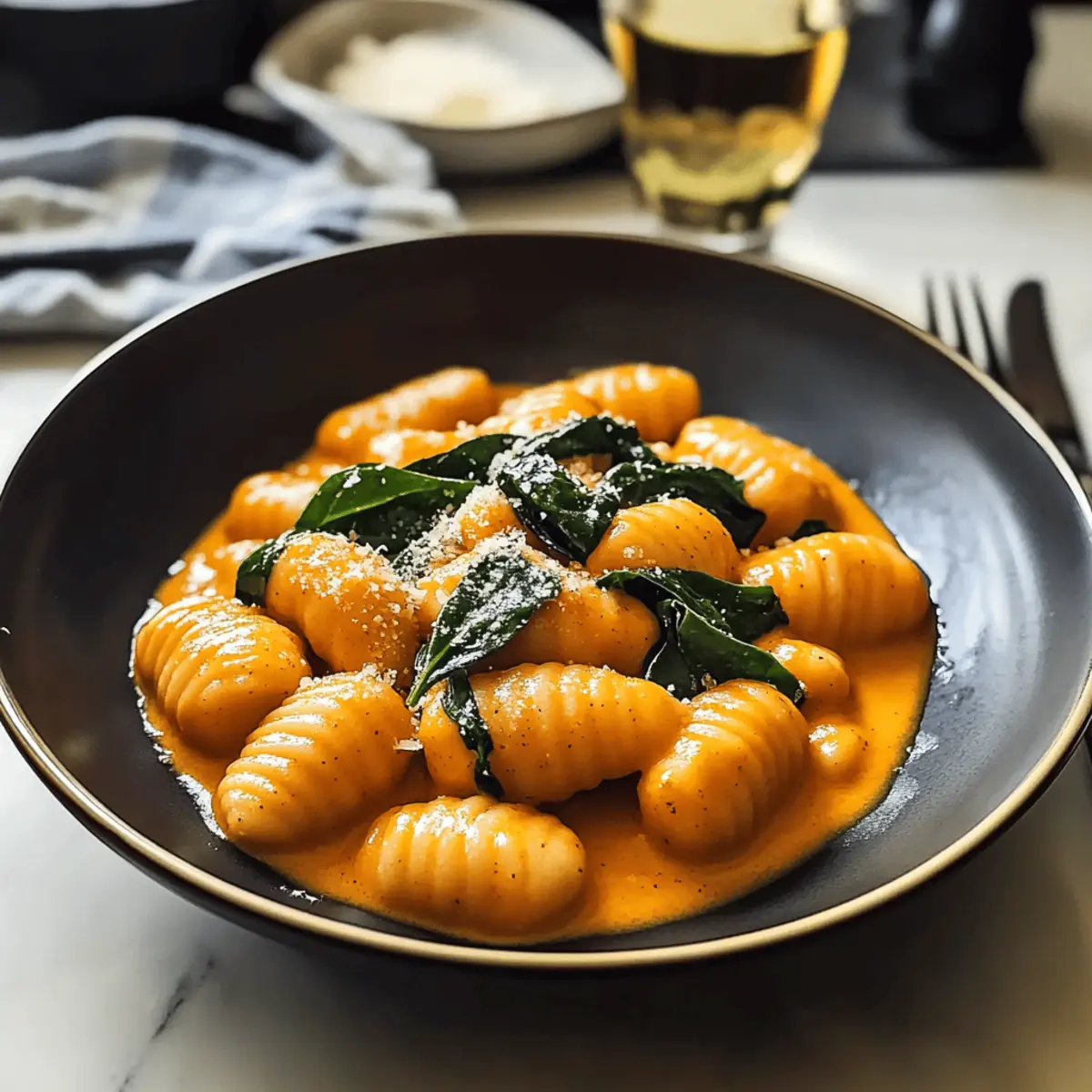 Creamy Pumpkin Gnocchi