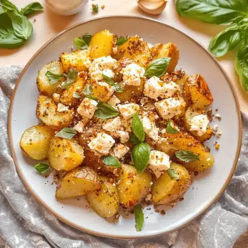 Baked Feta Potatoes