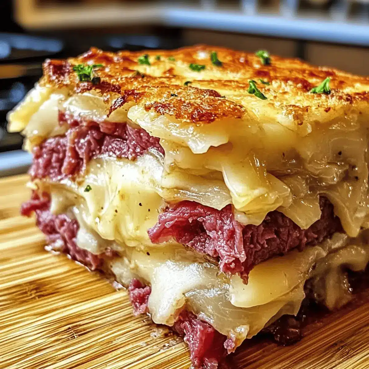 Homemade Reuben Bake