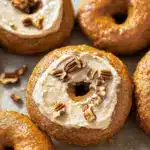 Homemade Pumpkin Bagels