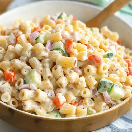 Creamy Ditalini Pasta Salad
