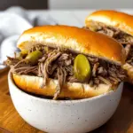Slow Cooker Italian Beef Sandwiches