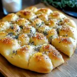 Garlic Parmesan Focaccia Bread