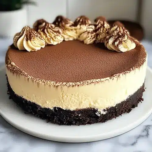 Baked Tiramisu Cheesecake