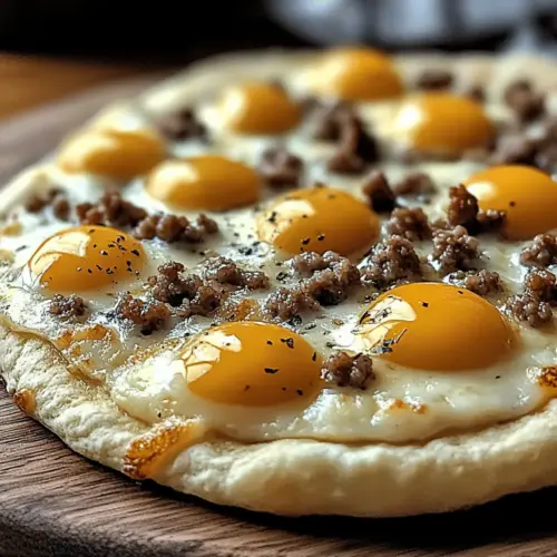 Biscuits and Gravy Breakfast Pizza