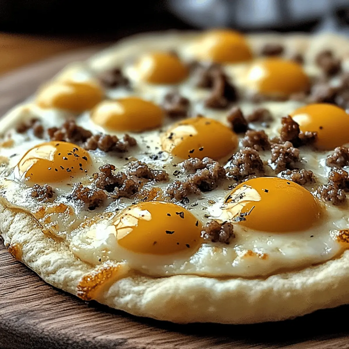 Biscuits and Gravy Breakfast Pizza
