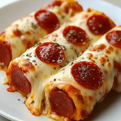 Cheesy Pepperoni Pizza Roll-Ups