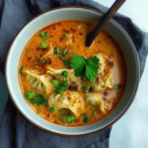 Coconut Curry Soup with Dumplings