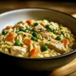 Creamy Chicken Pot Pie Orzo