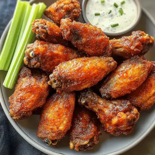 Crispy Dry Rub Chicken Wings