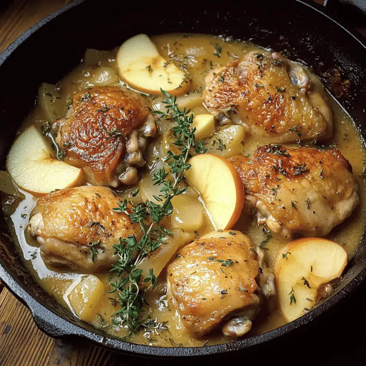 French Apple Cider Chicken