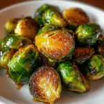 Orange Maple Glazed Brussels Sprouts