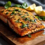Parmesan-basil Air Fryer Salmon