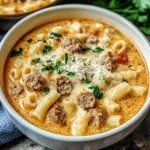 Parmesan Italian Sausage Ditalini Soup