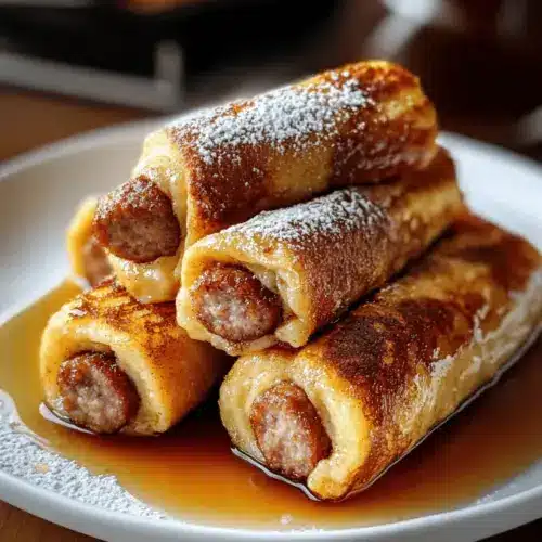 Sausage French Toast Roll-Ups