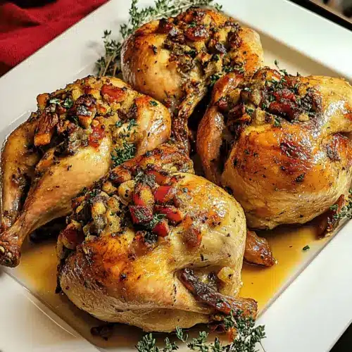 Stuffed Cornish Hens