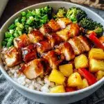 Tropical Teriyaki Chicken Rice Bowl