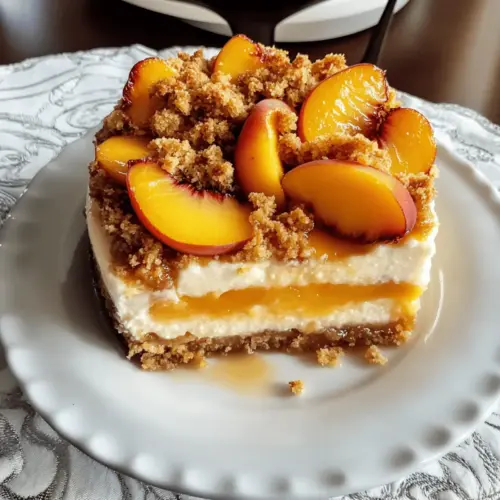 peach cobbler cheesecake