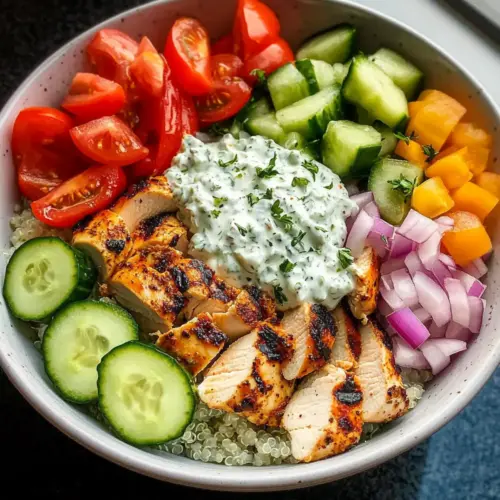 Greek Chicken Bowls