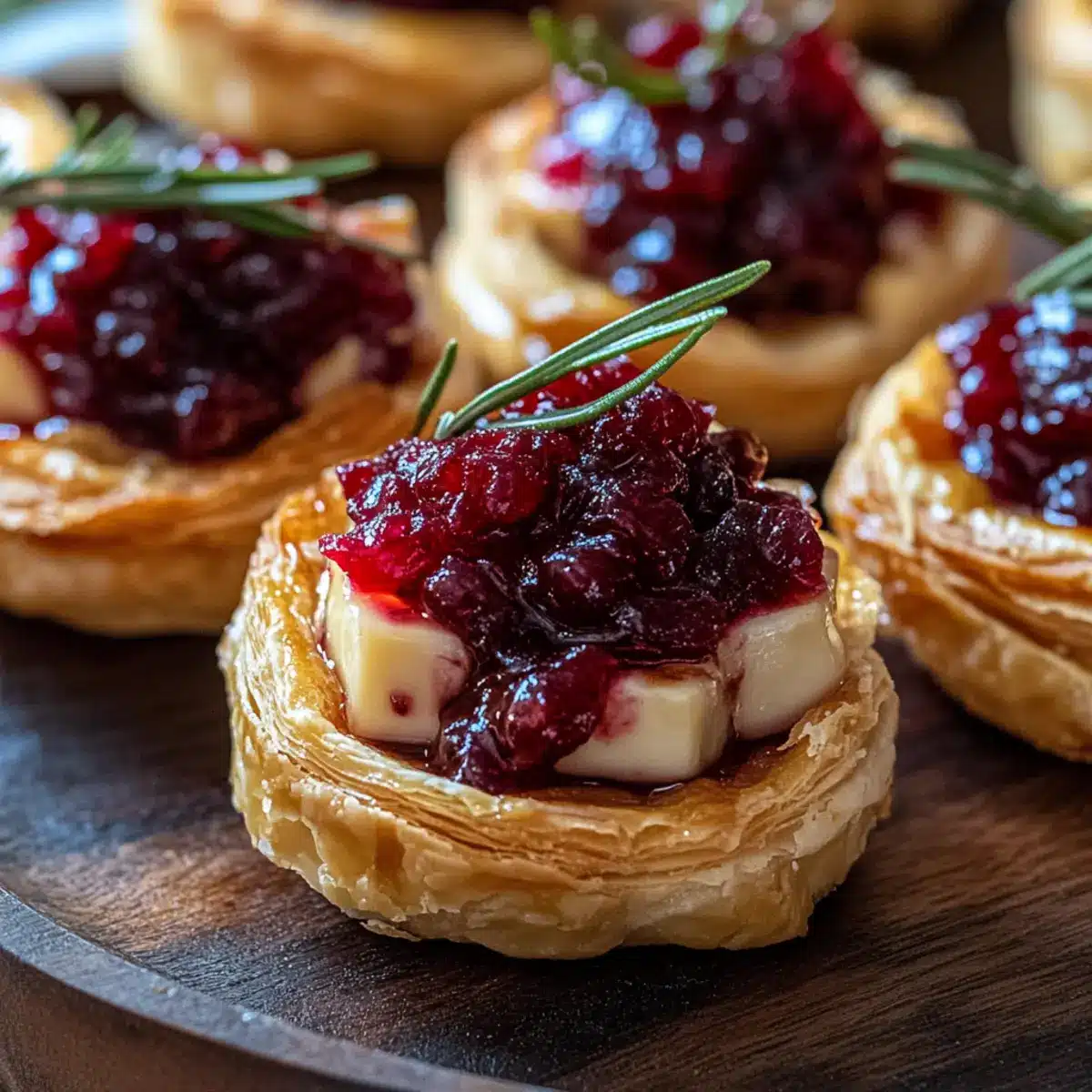 Baked Cranberry Brie Bites