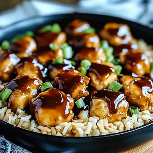 One-Pan Honey BBQ Chicken & Rice