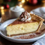 Christmas Eve Cinnamon-Vanilla Custard Pie