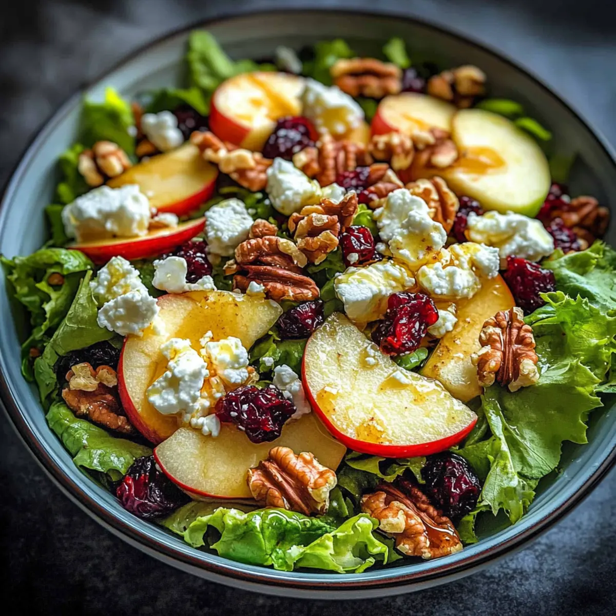 Honeycrisp Apple Feta Salad