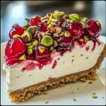 Cherry Pistachio Cheesecake