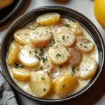 Creamy Garlic Sauce Potatoes