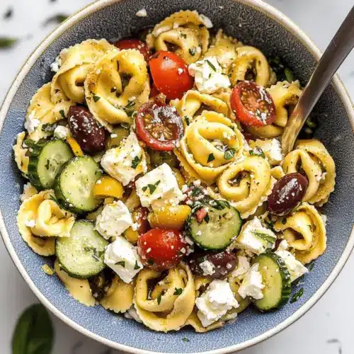 Greek Tortellini Pasta Salad
