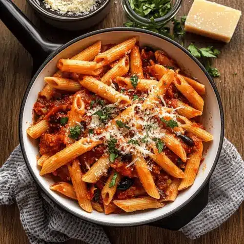 Penne Arrabbiata with Chili Crisp