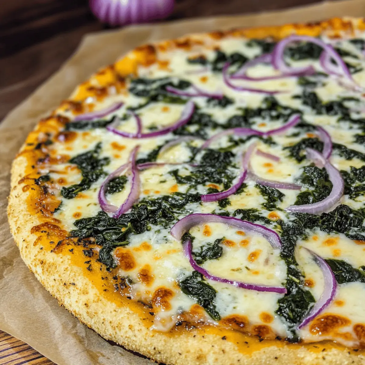 Spinach Ricotta Pizza
