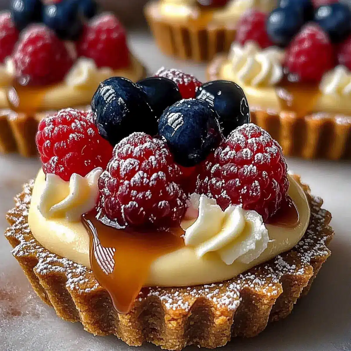 Elegant White Chocolate Mousse Tartlets