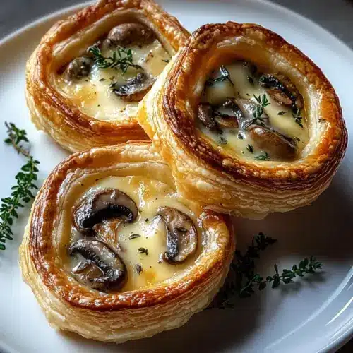 Mini Mushroom and Gruyère Pot Pies with Thyme