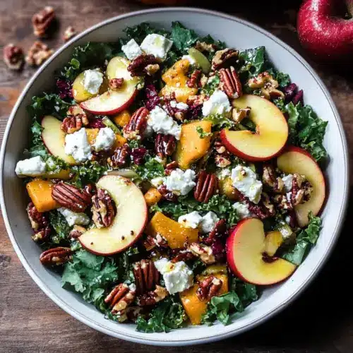 Autumn Harvest Honeycrisp Apple and Feta Salad