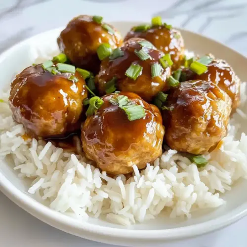 Pineapple Teriyaki Chicken Meatballs