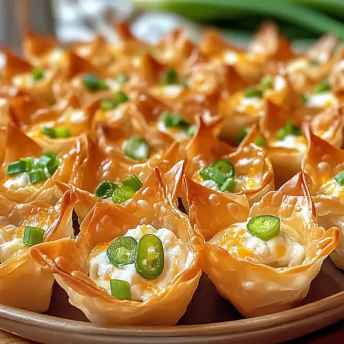 Jalapeno Popper Wonton Cups