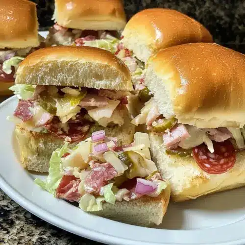 Chopped Italian Sliders