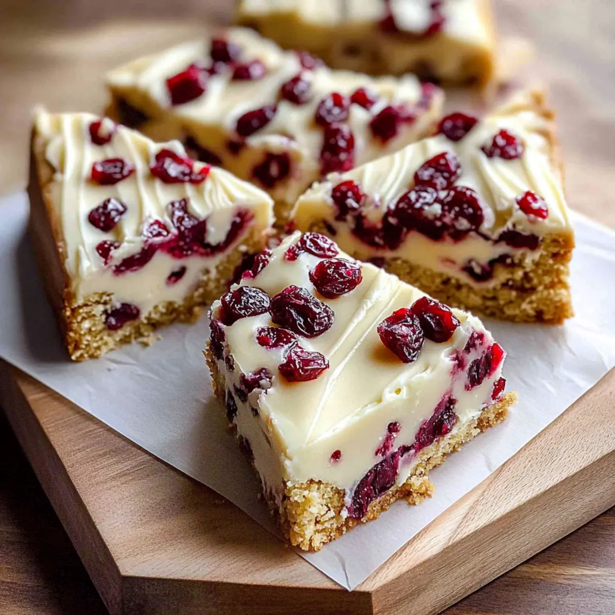 Starbucks Copycat Cranberry Bliss Bars