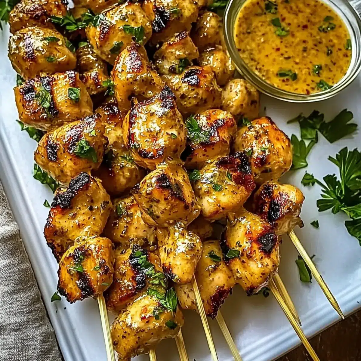 Cowboy Butter Chicken Skewers