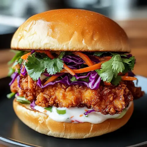 Thai Fried Chicken Sandwich