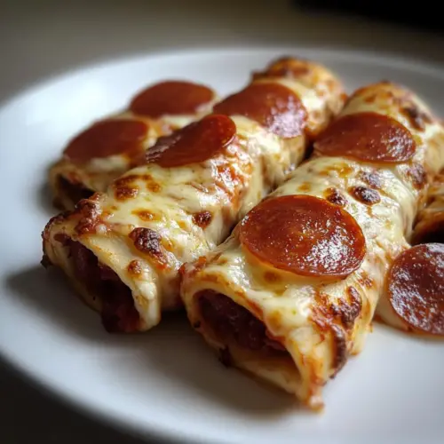 Cheesy Pepperoni Pizza Roll Ups