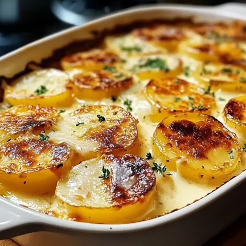 Ruth’s Chris-Inspired Potatoes au Gratin