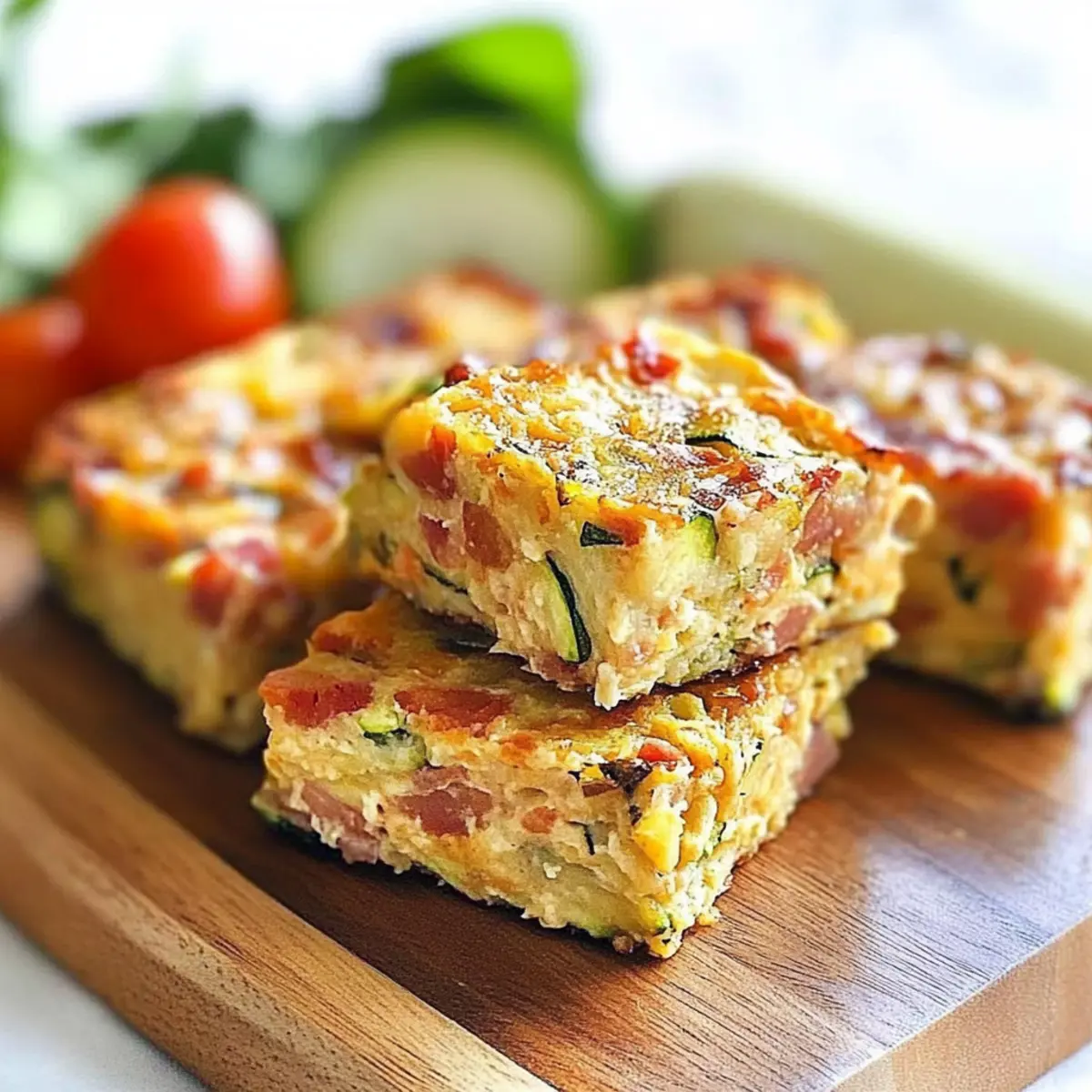 Zucchini and Bacon Slice