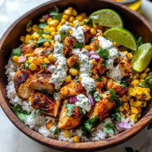 Street Corn Chicken Bowl