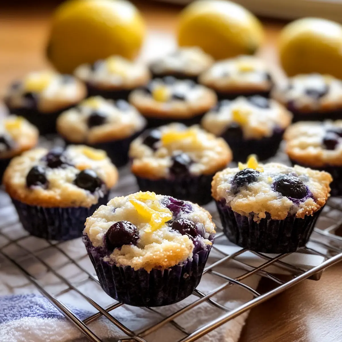Blueberry and Lemon Zest Cottage Cheese Bites