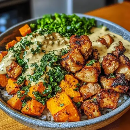 Chicken and Sweet Potato Bowls