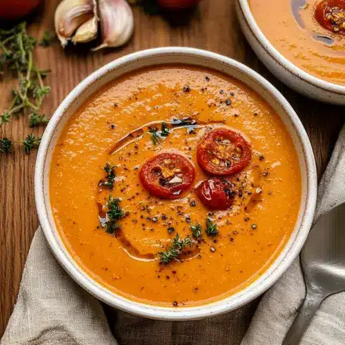 Roasted Garlic Tomato Soup