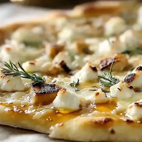 Grilled Honey Goat Cheese Pizza